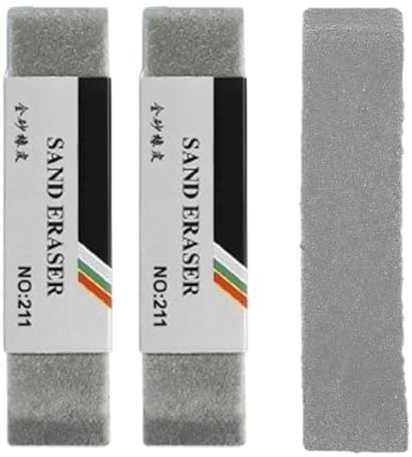 manhegari Borrador de tinta para papel, 3 gomas de amasar de precisión para arte, material de dibujo resistente a la suciedad para caligrafía y dibujo técnico sin marcas de lijado