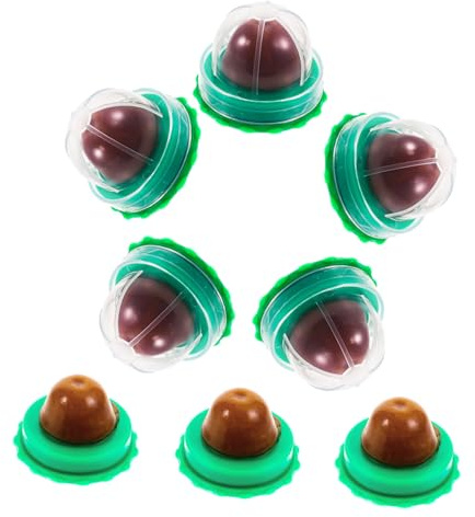 VICASKY Katzenminze Snack Katzen Katzenminze Lutscher Mit Vitamin Pudding 8 Stück Transparent Abgedeckt Für Gesunde Zungenbewegung Und Appetitanregung