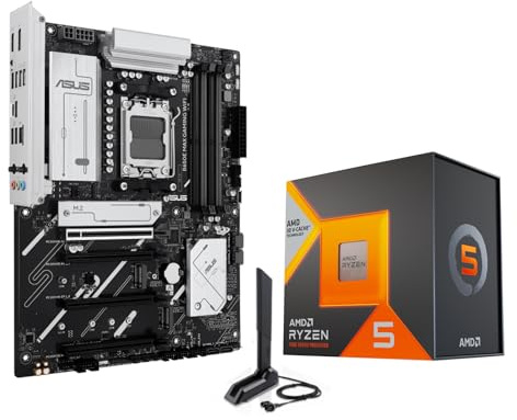 MICRO CENTER AMD Ryzen 5 7600X3D CPU Processor Bundle with ASUS B650E MAX Gaming WiFi AM5 ATX Motherboard (DDR5, PCIe 5.0, 3X M.2, Wi-Fi 6E)