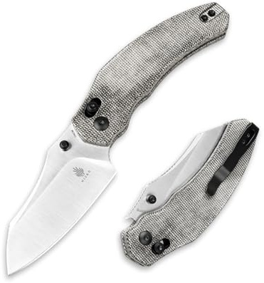 Kizer Bulldog EDC Klappmesser, 154CM Stahl Schafsfuß Klinge Taschenmesser
