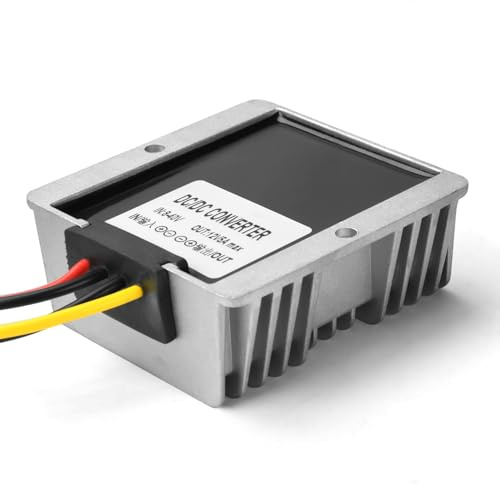 Aideepen Convertitore Step-Down CC-CC 8-40V a 12V 5A 60W, Regolatore di Tensione Impermeabile