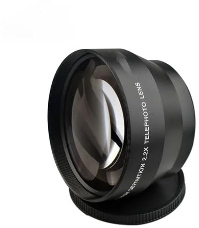 Compatible con Lente de conversión de telefoto de Alta definición Canon DSLR de 67 mm y 2,2X