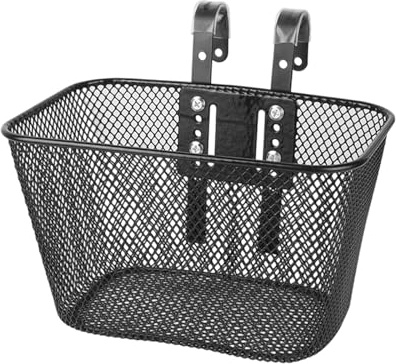 Vorderer Lenkerkorb, wasserdichte Kinder Fahrradkörbe, Metall Dreirad für Schule, Outdoor, Radfahren, verstellbare Metall Dreiräder für Kinder