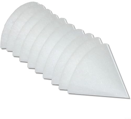Set di filtri di scarico conici per Zehnder, Helios, Maico, filtrazione dell'aria Pluggit G4, lunghezza 180 mm, 20 pezzi (A)