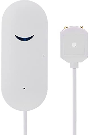 RASTKY Capteur de Fuite d'eau Intelligent, Détecteur D'alerte D'inondation pour Application , Plastique, 0.8m, 1 Pièce, pour Maison, Magasin, Bureau, Entrepôt, école