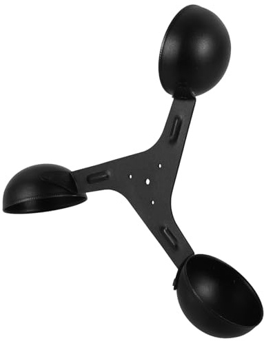 OHPHCALL Anemometro Monitoraggio Tende a Struttura per da Coppe Tre Sole e Rotanti in Metallo Leggero Misurazione della del Velocità Vento Meteorologico