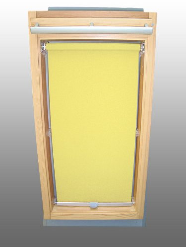 Sichtschutzrollo Rollo für Velux RHL/RHU-EP GGU,GPU,GHU,GTU M06 gelb
