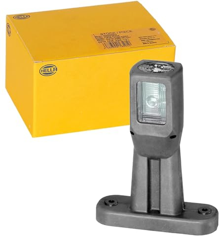 Hella 2XS 011 768-021 Umrissleuchte - Begrenzungsleuchte - Anhänger - LED - 12/24V - ECE/ADR/GGVS - Kabel: 500mm - Stecker: EasyConn - 2-polig - links/rechts/seitlicher Anbau