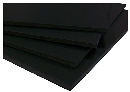 Westfoam 5 mm A4 skumplatta – svart (förpackning med 20 ark)