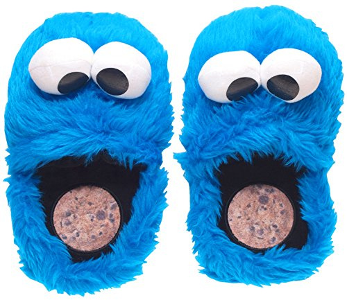 Sesamstrasse Pantuflas del Monstruo de las Galletas 3D, tallas M 38/40, L 41/43 o XL 44/46
