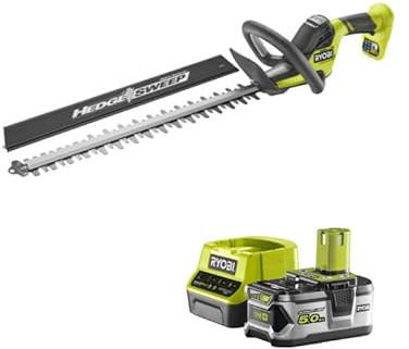 Pack RYOBI Taille-Haies 18V One+ Brushless Linea 45 cm RY18HT45A-0-1 Batterie 5.0Ah - 1 Chargeur Rapide RC18120-150