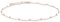CERSLIMO Rose Gold Plated Necklace 14'' Ball Chain 925 Choker Necklace for Women Girls Ladies Girlfriend Friend Mum Sister Jewellry Gift