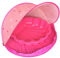 Sand- und Wassermuschel (pink incl. Abdeckung) 1x Muschelhälfte, 1x PopUp Zelt (Sonnenschutz)