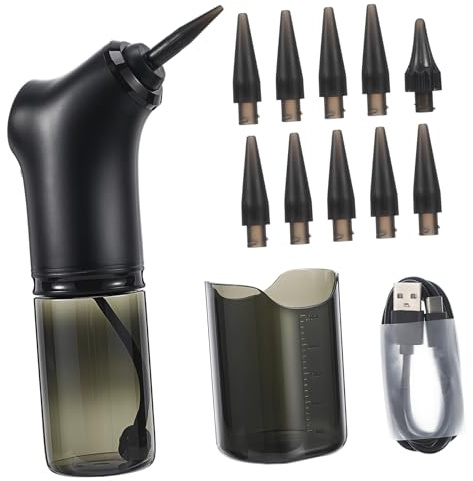 Beaupretty 1 Set Pulitore Per Orecchie Portatile Lavaggio Delle Orecchie Rondella Per Le Orecchie Strumento Per La Pulizia Del Cerume Orecchie Più Pulite Lava Orecchie Per L'uomo Black Abs