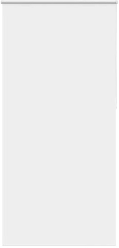 vidaXL Estor Enrollable Opaco Blanco 115x210 cm Tela Ancho 110,7 cm, Estor día y Noche, Estor de Cocina, Estor Opaco Enrollable, Estor Opaco