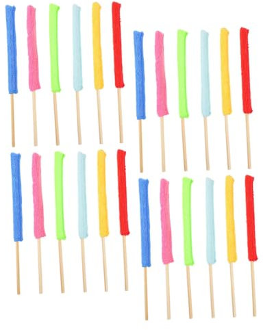 HAPINARY Varillas De Limpieza De Microfibra, Mini Plumero para Persianas, Herramienta para Limpiar Detalles, Cepillos para Persianas, Suministros De Limpieza, Plumeros De Mano para