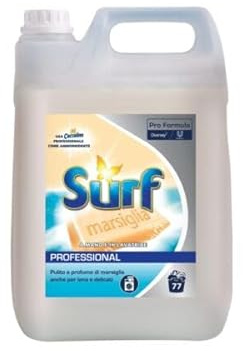 Surf Marsiglia Detersivo Liquido 2x5L - Detersivo liquido per il lavaggio a mano e in lavatrice di lana e delicati a base di sapone di Marsiglia