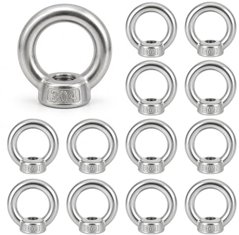 Forbabe ringmutter 304 rostfritt stål (M8–12 st)