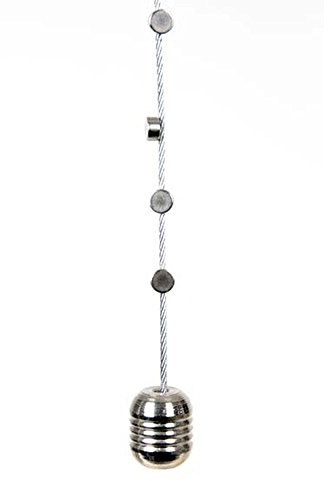 HAB & GUT -MC002- Fotoseil, Magnetseil 120 cm, 8 Neodymmagnete, Fotoleine