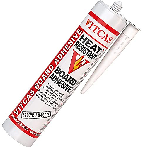 VITCAS 310ml Heat Resistant Board Adhesive - High Temperature Adhesive - Fireproof