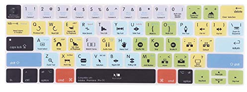 VBESTLIFE Tastaturabdeckung Staubdicht Komfortable Mode Tastaturabdeckung 13/15 Zoll Touch Bar Protector Film für (Premiere Pro CC)
