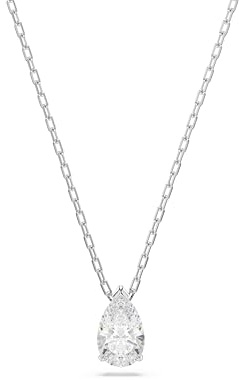 Swarovski Collana Stilla Attract, Bianca, Placcato rodio