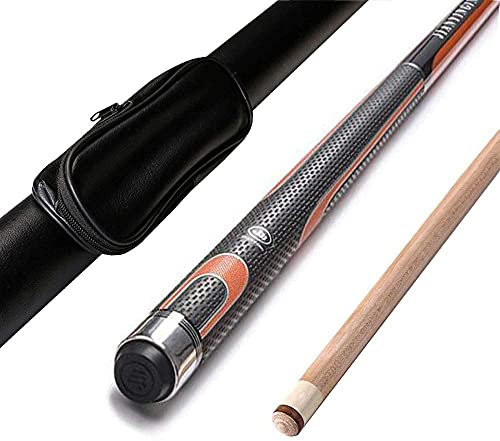 Billard Pool Queues Professionelle Billard-Queue-Stick, 58 Pool-Queue-Stick, 12,75 mm Spitze Ahorn Billard-Queue-Stick, handgefertigter Pool-Queue mit Hartschalenetui GCSQF210830(Color:C;Size:12.75mm