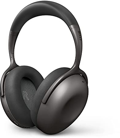 KEF Casque sans Fil Mu7 à Réduction de Bruit, Gris Argent | Connectivité Filaire/sans Fil | Circumaural