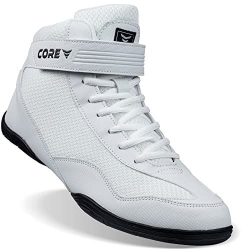 CORE Ringerschuhe für Herren, Damen und Kinder – rutschfeste Kampfsportschuhe – Robuste Trainingsschuhe Geeignet für Wrestling, Crossfit und Gewichtheben – Kampfsport Schuhe