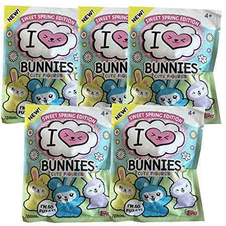collect-it.de MY HOME OF CARDS + TOYS Topps - Bunnies - I Love Bunnies - Sammelfiguren - 5 Tüten