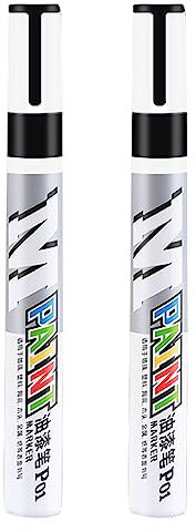 ihreesy Reifen Stift Reifenmarker Auto, Lackstift Reifenmarker Lack Auto Reifenmarker Wasserdichter Markierstift Reifenmarkierungsstift Reifenstift für Auto Motorrad Reifen Reifenprofil,Schwarz