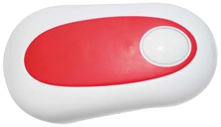 GOOHOCHY Abrelatas Eléctrico Automático Para Cocinas Abridor De Latas Control Táctil Diseño Portátil Cuerda Rojo y Para Personas Mayores y Uso Restaurantes