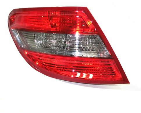 PARIE Auto Rücklicht für Mercedes Benz W204 C180 C200 C220 C260 c280 C300 2007-2010, Wasserdichte Multifunktion Rückleuchten Links Rechts Ersatz Zubehör,A/Left
