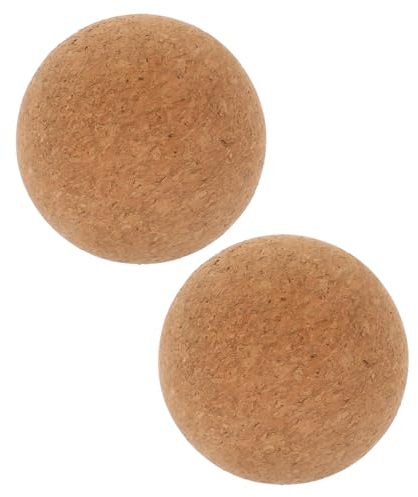 GRADENEVE 2stücke Kork-massageball Fitness Massageball Zur Selbstmassage Für Yoga Entspannung Strapazierfähig Tragbar Für Gym Zuhause