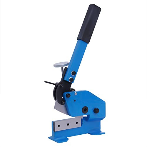 Ciseaux à métaux 125 mm/200 mm - Tôle à main - Guillotine - Ciseaux de table - 10 kg - Outil de coupe en métal - Convient pour couper des plaques d'acier plates et rondes (125 mm)