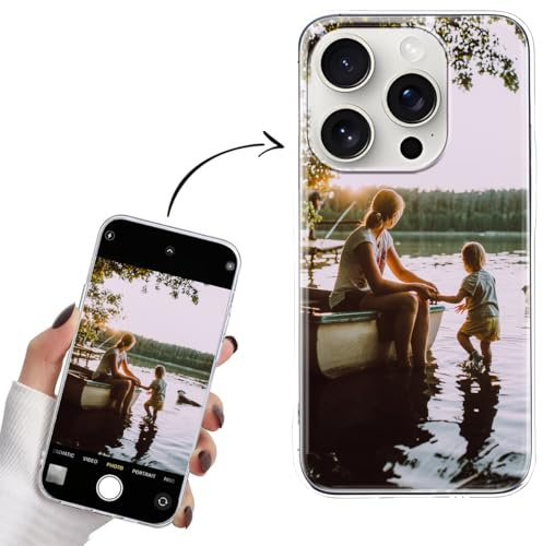 König Design Handyhülle mit Foto für Apple iPhone 16 Pro Max - Personalisierte Hülle, selber gestalten, mit Bild - Schutzhülle aus weichem TPU Silikon Gel Material