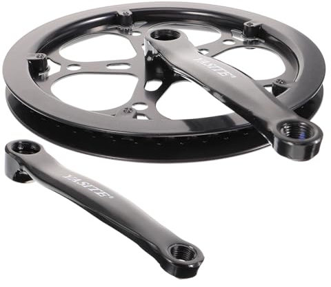 Homoyoyo Single Speeds Kurbelgarnitur Eisen Kurbelarm Zähne Kettenblatt Für Rennrad Klapprad Fixie Langlebig Verschleißfest