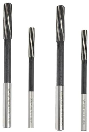 WMAMBZNDHP 5mm 5.5mm 6mm 6.5mm Cutting Dia HSS-CO Cobalt 6 Flutes H7 Straight Shank Machine Rotating Tool Milling Cutter Chucking Reamer(6.5mm)