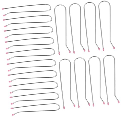 FONDOTIN 20 piezas Clips Metálicos para Rizadores Eléctricos Resistentes y Versátiles Recambios para Rulos Calientes Fijación Segura para Peinados Profesionales