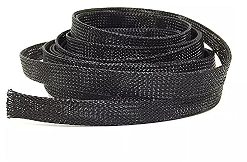 Guaina Per Cavi Elettrici Flessibile Manica Cavo Lunghezza 50/100 / 200m Segnalata Intrecciata Isolata Di Protezione Del A Fiamma-ignifugo(200M,4mm)