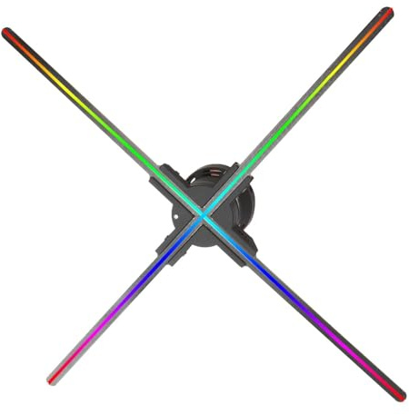 65 cm 3D-fläkthologramprojektor fjärrreklamdisplay Wifi LED-skylt holografisk lampspelare Hög ljusstyrka