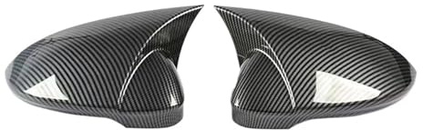 Car Rearview Mirror Caps For VW For Golf 8 MK8 For GTE For GTD For GTI For R-Line Mirror Cover Cap Trim With Horn(Style C)