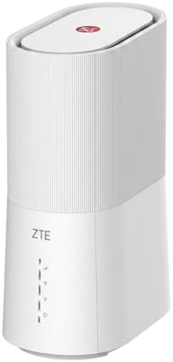 ZTE Router G5B2 5G, AX3600 Wi-Fi 6 Indoor CPE, hasta 3,03 Gbps, doble banda, libre de bloqueo de SIM, 2 puertos Gigabit, para hasta 64 dispositivos