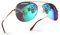 Miobo Gafas de sol con espejo para hombre, mujer y niños, filtro UV400, categoría 3, unisex, Gold Caribe Blue, Kinder 3-9 Jahre Alt