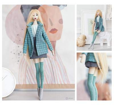 GMMH Nähset Bastelset zum Selbermachen Puppen (Doll Lina 43 cm)
