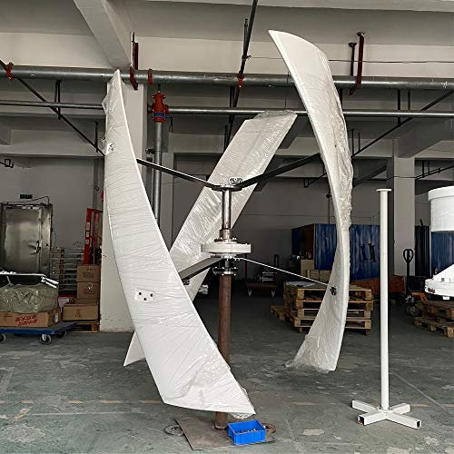 800W 1000W 2000W Vertical Wind Turbine 24V 48V 96V AXIS Permanent Maglev Wind Generator Free Power Energy Windmill (96V White, 2000W)