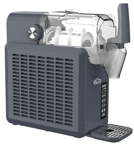 DCG Macchina per Granita IC6500, Macchina per Bevande Ghiacciate, per Granite, Cocktail, Frappé, Milkshake e Succhi, Senza Bisogno di Ghiaccio, Capacità 2 L