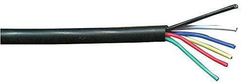 ALARM CABLE 6 CORE TYPE 3 BLACK 100M, Multicored Cable/wire - 100 Meter Alarm Cable