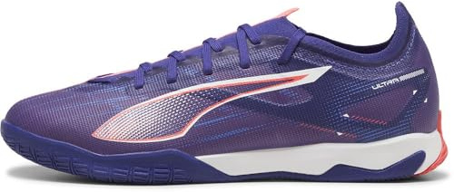 Puma Unisex Adults Ultra 5 Match IT Soccer Shoe, Lapis Lazuli-Puma White-Sunset Glow, 41 EU
