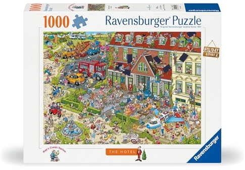 Ravensburger Puzzle 12000723 - The Hotel - 1000 Teile Puzzle für Erwachsene und Kinder ab 14 Jahren,